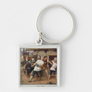 De Pagans doodden de eerste christenen Sleutelhanger