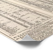 De Pagina Chicago van de tekst en Noordelijke West Poster (Hoek)