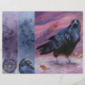 De pagina Raven Junk Journal (Voorkant)