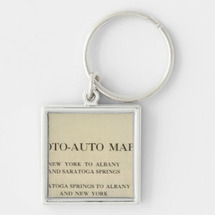 De pagina van de titel aan de fotosectie sleutelhanger