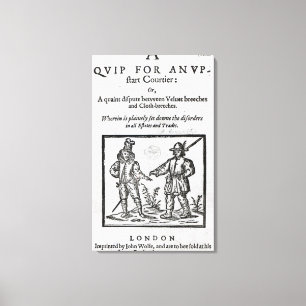De pagina van de titel voor "een Rand voor een Ups Canvas Afdruk