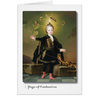 De pagina van de verbranding