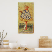 De pagina van Munten, van een pak tarotkaarten Poster (Keuken)