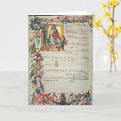 De pagina van muzikale aantekening met a kaart (Gele Bloem)