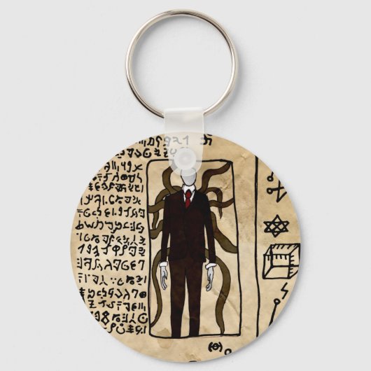 De pagina's van de Necronomicon Sleutelhanger (Voorkant)