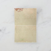 De pagode nam het Gemengde Oosterse LEGE Notitiekaartje (Binnen)