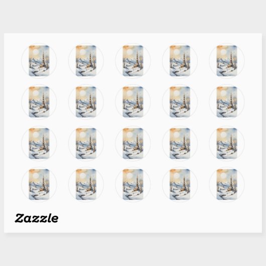 De Pagode's Stille Maan Afdaling Sticker  (Vel)
