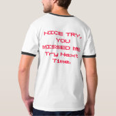 DE PAINTBALLEN AAN. T-SHIRT (Achterkant)
