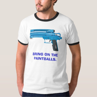  DE PAINTBALLEN AAN. T-SHIRT