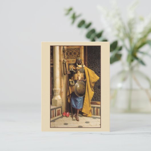 De Palace Guard van Ludwig Deutsch Briefkaart (Staand voorkant)
