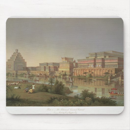 De paleizen van Nimrud herstellen, een reconstruct Muismat (Voorkant)