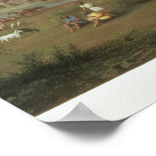 De paleizen van Nimrud herstellen, een reconstruct Poster (Hoek)