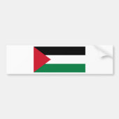De Palestijnse vlag (عفم) لسenkelvoudig Bumpersticker (Voorkant)