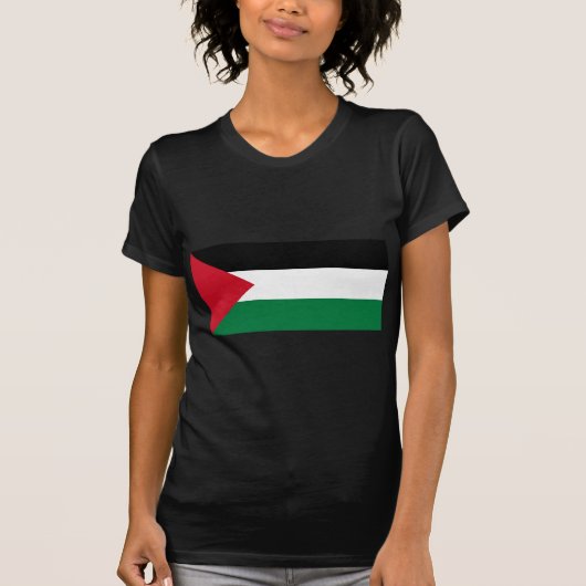 De Palestijnse vlag (عفم) لسenkelvoudig T-shirt (Voorkant)