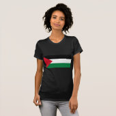 De Palestijnse vlag (عفم) لسenkelvoudig T-shirt (Voorkant volledig)