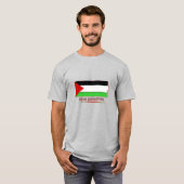 "De Palestijnse vlag redden" T-shirt (Voorkant volledig)