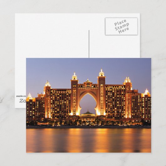 De Palm, Dubai, VAE Briefkaart (Voorkant / Achterkant)