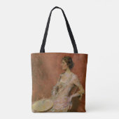 De Palm Leaf Fan Tote Bag (Achterkant)