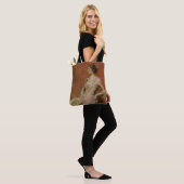 De Palm Leaf Fan Tote Bag (Op model)