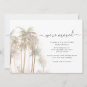 De palmbomen hebben Verandering van Adres Bewegend Aankondiging (Voorkant)