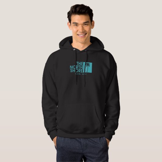 De palmboom van de noordkust van Hawaii Hoodie (Voorkant volledig)