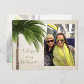 De palmboom zal mijn uitnodiging zijn. (Voorkant / Achterkant)