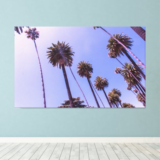 De palmen - Canvas Afdruk (Insitu (Houten vloer))