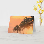 De Palmen van Miami Kaart (Gele Bloem)