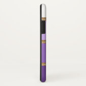 De Palomino (paarse gradiënt/goudstrepen) Case-Mate iPhone Case (Achterkant / rechts)