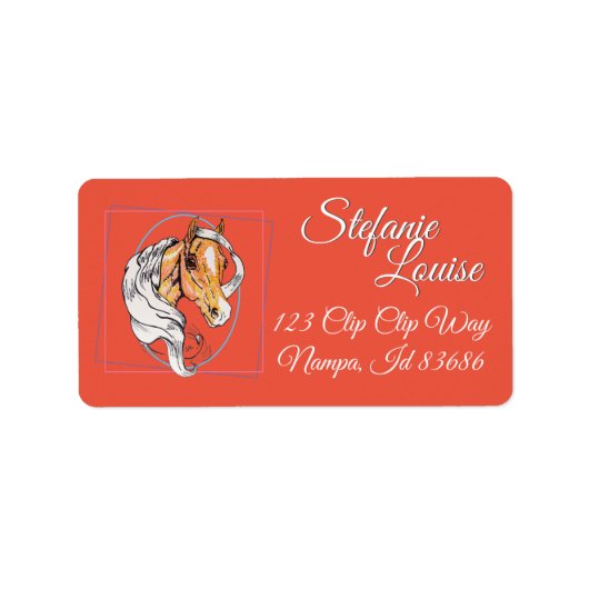 De Palomino (zalm) Etiket (Voorkant)