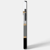 De Palomino (zwarte helling/goudstrepen) Hoesje-Ma Case-Mate iPhone Case (Achterkant / Links)