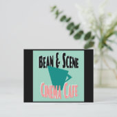 De pan en de scène briefkaart (Staand voorkant)