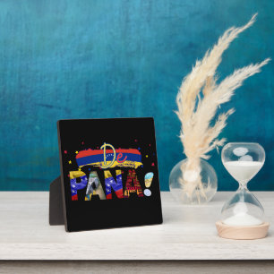 De Pana Venezuela Slang Venezolaanse cultuurliefhe Fotoplaat