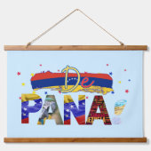 De Pana Venezuela Slang Venezolaanse cultuurliefhe Hangend Wandkleed (Voorkant)