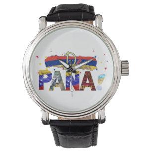 De Pana Venezuela Slang Venezolaanse cultuurliefhe Horloge