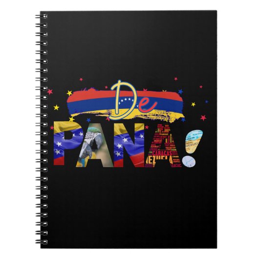 De Pana Venezuela Slang Venezolaanse cultuurliefhe Notitieboek (Voorkant)