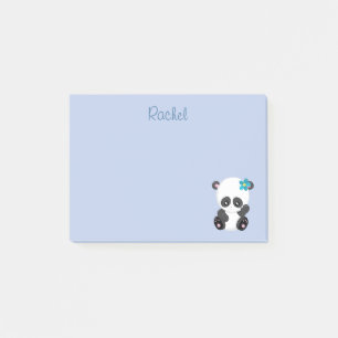 De panda draagt Cuteness Post-it® Notes