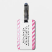 De panda draagt de Oma van de Liefde van I Bagagelabel (Achterkant verticaal)