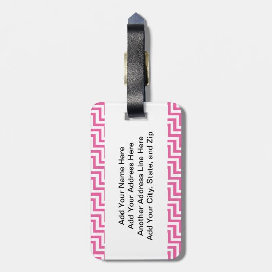 De panda draagt de Oma van de Liefde van I Bagagelabel (Achterkant verticaal)