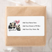 De panda draagt de Oma van de Liefde van I Etiket (Insitu)