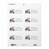 De panda draagt de Oma van de Liefde van I Etiket (Full Sheet)