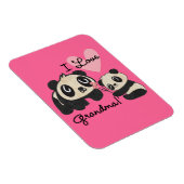 De panda draagt de Oma van de Liefde van I Magneet (Rechterzijde)