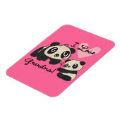 De panda draagt de Oma van de Liefde van I Magneet (Linkerzijde)
