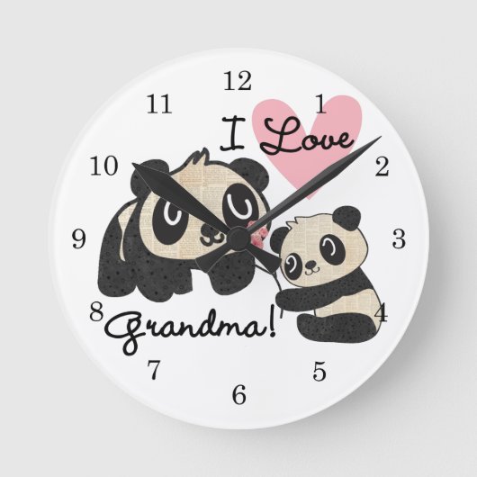 De panda draagt de Oma van de Liefde van I Ronde Klok (Voorkant)