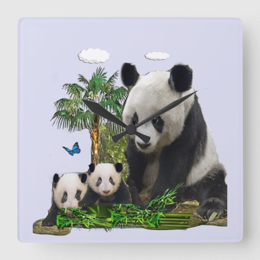 De panda draagt klok (Voorkant)