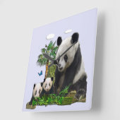 De panda draagt klok (Hoek)