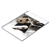 De panda draagt notitieboek (Linkerzijde)