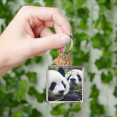 De panda draagt sleutelhanger (Hand)