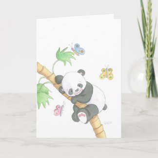 De Panda uit de Chasing the Rainbows-collectie Kaart