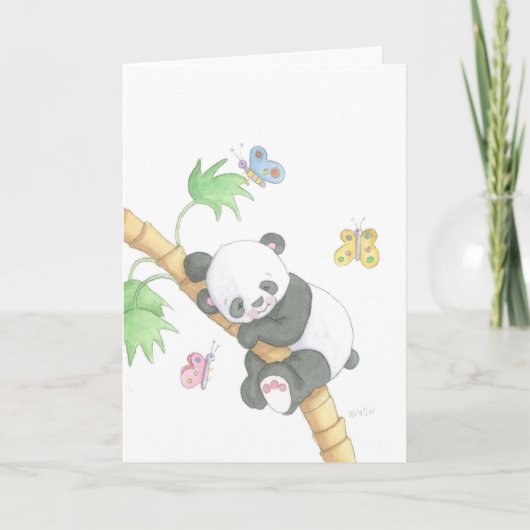 De Panda uit de Chasing the Rainbows-collectie Kaart (Voorkant)